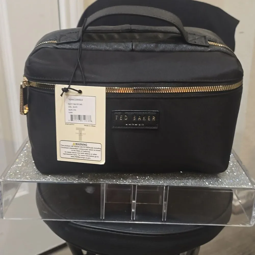 Ted Baker‎ London Puffy Cosmetic Bag- Black